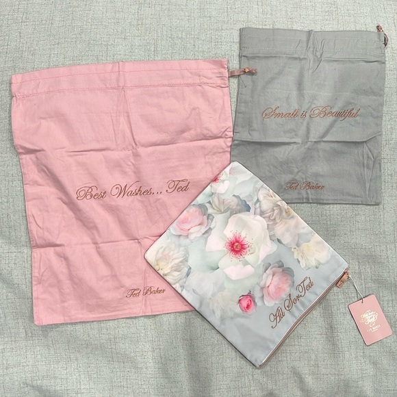 Ted Baker Laundry Bag Set of 3, New With Tags - Picture 1 of 4